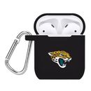 Black Jacksonville Jaguars Silicone Apple AirPods Case Cover