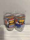 Vintage McDonald's Mc Vote '86 Drinking Glasses set of 2 Preowned