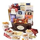 Broadway Basketeers Sympathy Care Package Gift Basket of Chocolates & Sweets.Send Condolences & Well Wishes with Beautiful Basket Enjoy Large Assortment of Sweets & Savory,Perfect for Mom Dad Friends