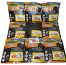 9x MX3 Freeze Dried Food Pouches - MRE - Hiking - Ration - Camping - Fishing