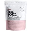Free Soul Vegan Protein Powder | Formulated for Women | 600g | 20g Protein | Added Nutrients | Gluten & Soy Free Plant Based Nutrition Shake | Pea and Hemp Isolate Protein (Vanilla)