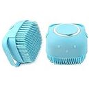 Hilosofy™ Bath Brush Hair, Scalp & Bathing Brush | Silicone Wash Scrubber, Cleaner Massager & Soap Dispenser
