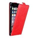 Cadorabo Custodia per Apple iPhone 6 PLUS/iPhone 6S PLUS in ROSSO MELA - Protezione in Stile Flip con Chiusura Magnetica - Case Cover Wallet Book Etui