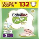 Babylino Sensitive Pannolini Taglia 3, Midi (4-9kg), Bianco, 132 Unità