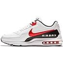 Nike Womens Air Max Excee Shoes, White/University Red-Black, 8 US