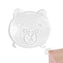 POCHY Adhesive Bumper Pads | Transparent Silicone Anti-Collision Sticker,Sound-Absorbing and Adhesive Bumper Pads with 3D Cartoon for Car Door, Cabinet Door, Drawers