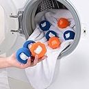 palla per la pulizia dei capelli con adsorbimento anti-avvolgimento, riutilizzabile per la rimozione dei capelli della lavatrice, palla per asciugatrice per abbigliamento