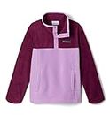 Columbia Youth Unisex Steens Mountain 1/4 Snap Fleece Pull-over, Gumdrop/Marionberry, Large