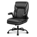 Office Chair, Executive Leather Chair Home Office Desk Chairs, Ergonomic Comp...