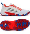 Zapatos de tenis para hombre Adidas Barricade para todas las canchas zapatos deportivos blancos nuevos con etiquetas id1550