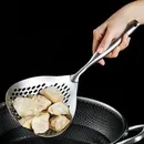 304 Stainless Steel Large Colander Home Kitchenware Soup Spoon Noodle Filter Strainer Kitchen
