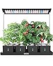 iDOO 20Pods Indoor Herb Garden, LED Grow Light for Indoor Plant with 4 Removable Water Tank, Free Timing Setting Hydroponics Growing System, 26.77in Adjustable Height (Black)