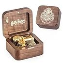 Mayhopei Harry Potter Music Box, Wind up Wooden Music Box, Gift for Birthday Valentine's Day Anniversary Christmas (Walnut)