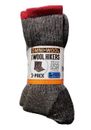 Omni Wool Merino Wool Mens Womens Hiker Crew Socks 3 Pack Large 73713 USA