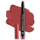 FACES CANADA Ultime Pro HD Intense Matte Lipstick + Primer - Bloodmoon (Red), 1.4g | 9HR Long Stay | Flawless HD Matte Finish | Intense Color | Lightweight | Smooth Glide | Primer Infused