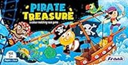 Frank Pirate Treasure Colour Matching Race Game for Kids for Age 5 Years Old and Above, Multicolour