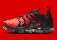 Nike Air Vapormax Plus Gradient Red Crimson Black Sneakers DZ4857-001 Mens Size