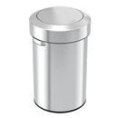 iTouchless Stainless Steel 17 Gallon Swing Top Trash Can Stainless Steel in Gray | 25 H x 16 W x 16 D in | Wayfair IT17FTS