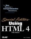 Special Edition Using Html 4 [ Holzschlag, Molly E. ] Used - Good