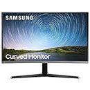 SAMSUNG 32" Class CR50 Curved Full HD Monitor - 60Hz Refresh - 4ms Response Time - LC32R502FHNXZA (Renewed)