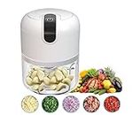 MAGHROLA Multifunction Electric 37 watts Mini Small Food Processor with Portable Mini Blender Mixers Grinder Capsule Cutter/Crusher for Garlic,Ginger,Onion Vegetable,fruit etc. 250ml [ Multicolor ]