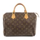 Authentic Louis Vuitton Monogram Speedy 30 Hand Bag Boston Bag M41108 Used F/S