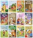 Story Books for Kids - Fairy Tales (Illustrated) (Set of 12 Books) - Rapunzel, Puss in Boots, Little Red Cap, Blacky and Goldy - Beauty and the Beast - Bedtime Stories - 3 to 10 Years Old Children - Read Aloud to Infants, Toddlers