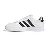 adidas Breaknet 2.0 Shoes, Sneaker Donna, Ftwr White Core Black Silver Met, 39 1/3 EU