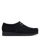 Clarks Women's Wallabee Evo Shoes Oxford, Black Suede, 6
