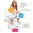 Bathroom Potty Safety 9" Accessories Squaty Toilet Step The Stool White
