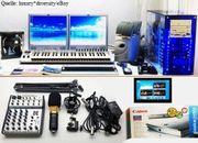 Music PC Midi Keyboard Mixer Kondensator Microphone Samsung Tablet GT-N8000 WOW