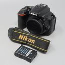 Nikon D5600 24.2MP Digital SLR Camera - Black (Body Only)