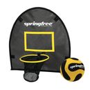 Accesorio FlexrHoop para juego de baloncesto salto al aire libre trampolín sin primavera, negro