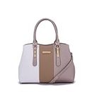 Giordano Satchel Bag For Women | Spacious Compartment With Zipper | PU Leather Handheld Bag For Ladies