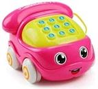 Minniq Store Friction Powered Pull Along Musical Phone Car Toy for Kids, Electronic Music Multi-Functional Cell Phone Telephone Car Toy for Kids (Multicolor) (Musical Car Phone)