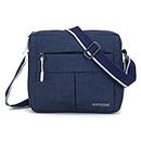 NORTH ZONE Northzone Sling Cross Body Travel Office Business Messenger One Side Shoulder Pouch Bag Money Bag for Men and Women (Navy Blue)