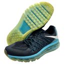 Nike Air Max 2015 Womens Running Shoes Size US8 Black Blue Clearwater 698903-404