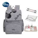 Disney Mickey Original New Diaper Bag Backpack Cartoon Baby Bag Large Capacity Baby Diaper Bag Multi
