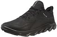 ECCO Mens Mid-Top Sneaker, Black, 9-9.5 US