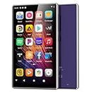 80GB MP3 Player with Bluetooth and WiFi, Android Streaming Music Player with Spotify, Amazon Music, Pandora, Audible, 4.7" Mp4 Music Player and WiFi with App, up to 512GB (Purple)