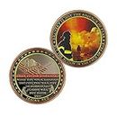 AtSKnSK Firefighter Challenge Coin Thank You for Your Service