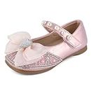 Cheerful Mario 1-5 Jahre Ballerina Schuhe Mädchen Prinzessin Mary Jane Schuhe Für Baby Kleinkinder Mädchen Nachahmungsperle Rosa 24 EU