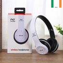 Wireless Bluetooth Headphones Over Ear Earphones with Mic Noise Cancellation