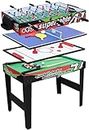 Vocheer 4 in 1 Multi Combo Game Table, Hockey Table, Foosball Table with Soccer, Pool Table, Table Tennis Table for Home, Game Room
