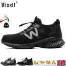 Women's Mesh Safety Sneakers Work Shoes Plastic Toe Composite Hiking Walk Boots