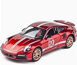 Bestie toys Porsche 911 Diecast Model Car 1:32 Die-cast Metal Toy car Cars Pullback for Kids (Multicolor, Pack of: 1)