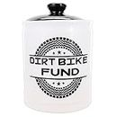 Cottage Creek - Boyfriend Gifts, Car Accessories - Ultimate Dirt Bike Fund Ceramic Piggy Bank for Men, Dad Gifts - ATV and Dirt Bike Racing Accessories