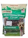 Top Chews Pork & Chicken Sausage Dog Treats 100% Natural 36 Ounce (2 Packs)