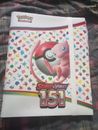  Pokemon 151 Sammelalbum Ordner Kollektion Binder Mew