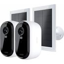 ARLO Smart Home Kamera "2 2K Outdoor Camera 2pack W/2 Solar Panel" Überwachungskameras weiß Schalten